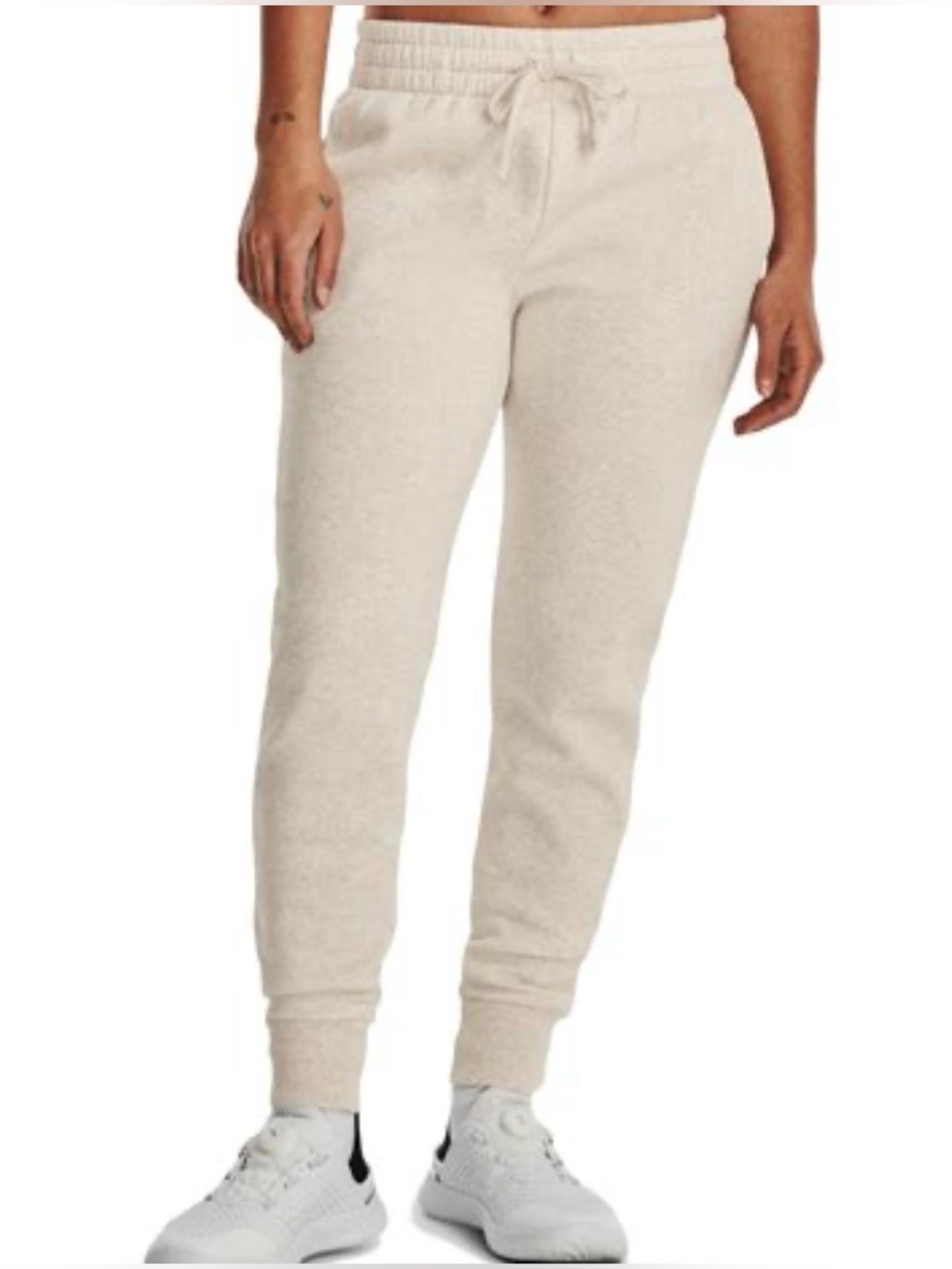 Jockey Oatmeal Heather Textured Knit Joggers Size S